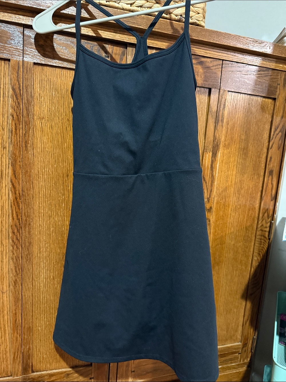 GAPFit Black Mini Dress with Racerback Straps